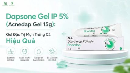 Kem mụn acnedap gel ip 5% 15g
