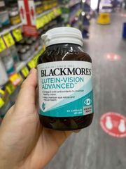 Viên uống Bổ Mắt Blackmores Lutein-Vision Advanced 60 viên - Bảo Vệ Võng Mạc & Điểm Vàng - Cải Thiện Thị Lực & Giảm Tác Hại của Ánh Sáng Xanh - S/P Chuẩn Úc