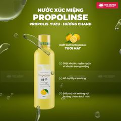 Nước súc miệng Propolinse Khử mùi hôi miệng và tạo hơi thở thơm tho. 765042