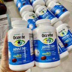 Viên uống Bổ Mắt Dành cho Người Trên 50 Tuổi - Bausch + Lomb Ocutive Adults 50+ 150 viên - Giải Pháp Tăng Cường & Bảo Vệ Sức Khỏe Thị Lực cho Người Cao Tuổi - S/P Chuẩn Mỹ