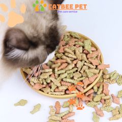 [250g,500g,1000g] Bánh Cá Catnip cho mèo giúp tiêu búi lông,sạch răng miệng,hỗ trợ tiêu hoá,giảm căng thẳng