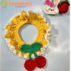 Mũ/Nón len cho chó mèo, thú cưng nhiều màu dễ thương, vòng cổ cho thú cưng handmade móc tay thủ công