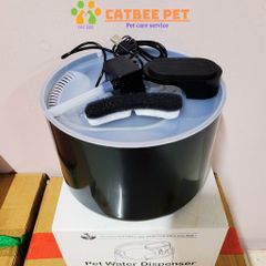 Máy Lọc Nước Pet Water Tự Động Cho Chó Mèo Kèm Lõi Lọc Than Hoạt Tính An Toàn, Dung Tích 2L