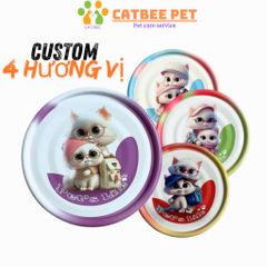 [Combo 4,10,20 Lon] Pate Cho Mèo Pet's Life Dạng Soup Sợi Gà Lon 85g Dinh Dưỡng, Tiện Lợi
