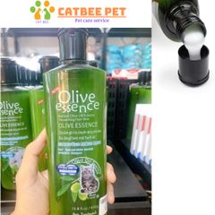 Sữa tắm cho chó mèo olive - Loại bỏ ve rận,chống rụng lông,khử mùi hôi, bổ sung tinh chất - 450ml