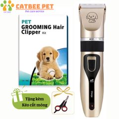 Tông đơ cắt tỉa lông cho thú cưng không ồn USB giúp tạo kiểu chuyên nghiệp ngay tại nhà