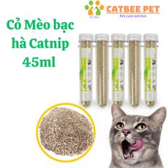 Ống cỏ mèo bạc hà Catnip - cỏ phê mèo, cỏ mèo thư giãn, giảm stress - huấn luyện mèo