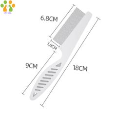 LƯỢC CHẢI VE RẬN LƯỠI INOX CHO CHÓ MÈO - Lược Chải Ve Rận Bọ Chét , gỡ rối lông cho chó mèo