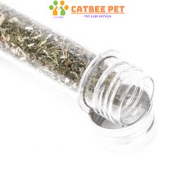 Ống cỏ mèo bạc hà Catnip - cỏ phê mèo, cỏ mèo thư giãn, giảm stress - huấn luyện mèo