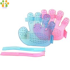 Găng tay tắm massge cho chó mèo bằng nhựa dẻo giúp chải lông, gỡ rối đánh bông lông , làm sạch lông rụng hình bàn tay