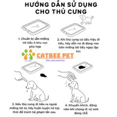 [Combo 30,50,100] Tã Lót Vệ Sinh Cho Chó Mèo - Tã Lót Siêu Thấm Hút Cho Chó Mèo Dog & Cat