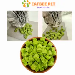 [100g,200g,500g] Viên sấy khô cho chó và mèo-Gà viên-Cỏ mèo-Gan viên-Lòng đỏ trứng bổ sung dinh dưỡng (loại 1)
