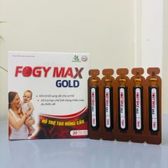 Sắt ống FOGY MAX - FERRO GLOBIN bổ máu hữu cơ - Hộp 20 ống