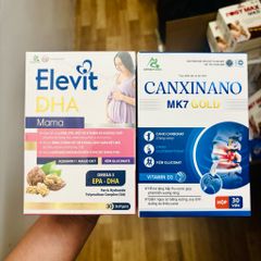Bộ đôi hoàn hảo Bổ bầu DHA, óc chó + Canxi hữu cơ dễ hấp thu