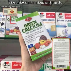 (Mỹ) Viên Canxi & Magie Hữu Cơ Kèm Vitamin D3K2 Olympian Labs Green Calcium Hỗ Trợ Phòng Ngừa Loãng Xương, Tốt Cho Mẹ Bầu Sau Sinh