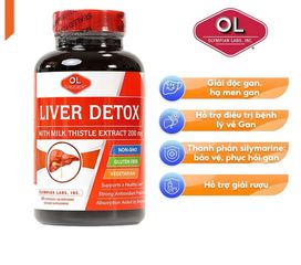 (Mỹ) Viên Hỗ Trợ Bổ Gan Tăng Cường Chức Năng Gan Olympian Labs Liver Detox Thành Phần Từ Thiên Nhiên