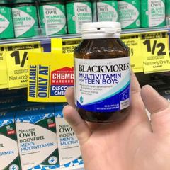 Viên uống Vitamin Tổng Hợp cho Bé Trai Tuổi Teen Blackmores Multivitamin For Teen Boys 60 viên - Hỗ Trợ Phát Triển Toàn Diện - S/P Chuẩn Úc