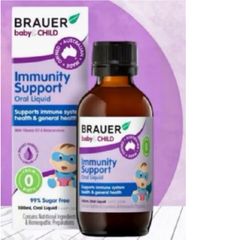 SIRO Hỗ Trợ Tăng Cường Sức Đề Kháng cho Bé Từ 0 Tháng -12 Tuổi Brauer Baby & Child Oral Liquid Immunity Support 100 mL - S/P Chuẩn Úc