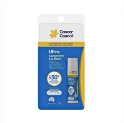 Son chống Nắng - Chống nước đến 4 giờ Cancer Council Ultra Sunscreen Lip Balm SPF50+ 4g