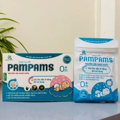 Khăn lau hạ sốt PamPams cho bé (thành phần thảoo dượcc nhập khẩu)