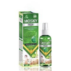 Xịt xua muỗi ann toànn cho bé và bà bầu Mosky plus