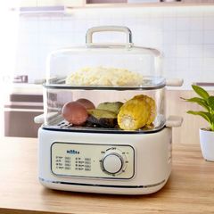 Nồi Hấp Điện Đa Năng Haatz HTP099 (CIM371) - 10L, 8 Chức Năng, Công Suất 1000W, Bảo Hành 2 Năm - Trợ Thủ Hoàn Hảo Cho Bữa Ăn Lành Mạnh