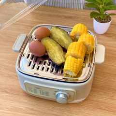 Nồi Hấp Điện Đa Năng Haatz HTP099 (CIM371) - 10L, 8 Chức Năng, Công Suất 1000W, Bảo Hành 2 Năm - Trợ Thủ Hoàn Hảo Cho Bữa Ăn Lành Mạnh
