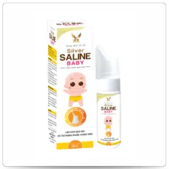 (Chính hãng) Dung dịch xịt mũi 0.9%  [TPBVSK Silver Saline Baby] - [NACINE Isotonic Saline Spray ] 70m