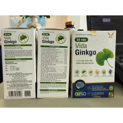 ( Chính hãng) - Viên uống hỗ trợ hoạt huyết, hỗ trợ cải thiện triệu chứng đau đầu, chóng mặt [ TPBVSK VIDA GINKGO ] H30v