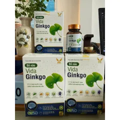 ( Chính hãng) - Viên uống hỗ trợ hoạt huyết, hỗ trợ cải thiện triệu chứng đau đầu, chóng mặt [ TPBVSK VIDA GINKGO ] H30v