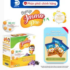 (Chính hãng) Siro Hỗ trợ tăng sức đề kháng [TPBVSK Syrup Immu Pro VÀNG] - H/20 ống 765345