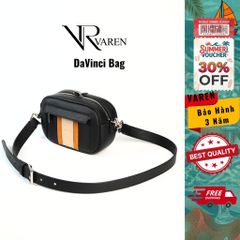 Túi Đeo Chéo Nam DaVinci VAREN Chống Trầy Xước Da Microfiber Túi Vuông Hộp Cao CấpTrượt Nước TDC02
