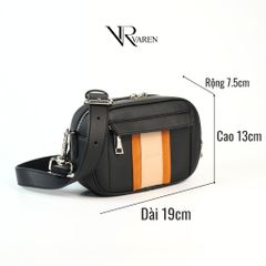 Túi Đeo Chéo Nam DaVinci VAREN Chống Trầy Xước Da Microfiber Túi Vuông Hộp Cao CấpTrượt Nước TDC02