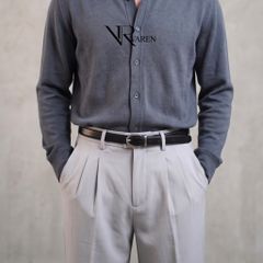 Thắt Lưng Da Bò Bản Nhỏ 2.3cm VAREN AMOR Dây Nịt Unisex Nam Nữ Cao Cấp Bền Bỉ TL002 AM