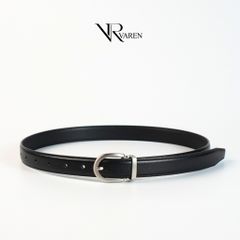 Thắt Lưng Da Bò Bản Nhỏ 2.3cm VAREN AMOR Dây Nịt Unisex Nam Nữ Cao Cấp Bền Bỉ TL002 AM