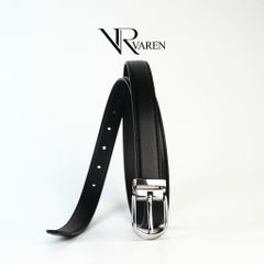 Thắt Lưng Bản Nhỏ Da Bò Nappa VAREN Haza Belt- Dây Nịt Bản 2.3cm Da Bò Cao Cấp Unisex Hz01