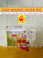 Sâm Nhung Hoàn Đỏ Samyun Wan Hộp 20 Viên Hỗ Trợ Hấp Thu Tốt, Ăn Ngon