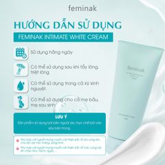 Kem Dưỡng Trắng Hồng Vùng Kín Feminak White Cream Nhật Bản Làm Mờ Thâm Sạm, Cấp Ẩm Sâu