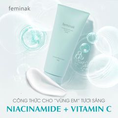 Kem Dưỡng Trắng Hồng Vùng Kín Feminak White Cream Nhật Bản Làm Mờ Thâm Sạm, Cấp Ẩm Sâu