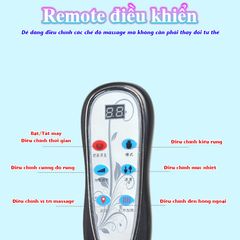 Nệm Massage Toàn Thân Hồng Ngoại Nikio NK-153 - Đệm Massage Rung 9 Chế Độ Giảm Đau Nhức Hiệu Quả Cho Cơ Thể