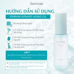 Dầu Dưỡng Chống Lão Hóa Vùng Kín Feminak Aging Oil Nhật Bản Tăng Độ Đàn Hồi, Căng Mịn, Trẻ Hóa