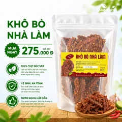 Khô Bò Miếng CAO FOOD - 100% Thịt Bò Tươi Nguyên Chất, Đặc Sản Thơm Ngon, Hương Vị Đặc Trưng Miền Trung, Túi 500g