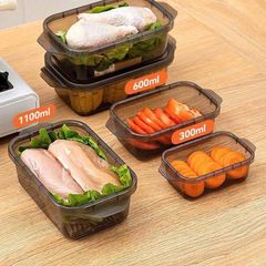Combo 3 hộp nhựa Crisper box đựng đồ để tủ tiện dụng