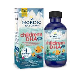 Nordic Naturals Children's DHA Extra 60 mL - Dầu Cá Giọt Hỗ Trợ Phát Triển Toàn Diện cho Trẻ Từ 1-6 Tuổi - S/P Chuẩn Mỹ