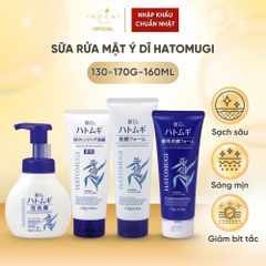 Sữa Rửa Mặt Hatomugi Naturie Nhật Bản 130g – Làm Sạch Dịu Nhẹ, Dưỡng Ẩm Tự Nhiên