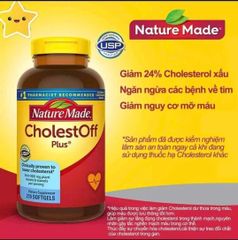 Viên uống giảm Cholesterol mỡ máu CholesterolOff Plus 210 viên