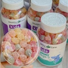 Kẹo Gum Dẻo Omega-3 cho Trẻ Từ 2 Tuổi Trở Lên - Healthy Care Kids Gummy Omega-3 250 viên - Hỗ Trợ Phát Triển Trí Tuệ - S/P Chuẩn Úc