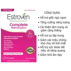 Viên uống dành cho phụ nữ tiền mãn kinh Estroven complete multi symptom 84 viên 765835