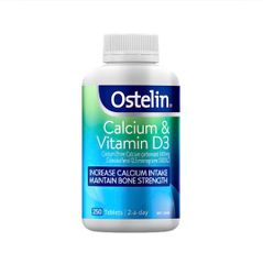 Canxi cho phụ nữ có thai - Ostelin Calcium & Vitamin D3 250 viên hàng Úc