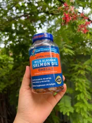Dầu Cá Hồi, hỗ trợ sức khẻ tim mạch, mắt và não bộ - Pure Alaska Omega Wild Alaskan Salmon Oil 1000mg (210 viên)